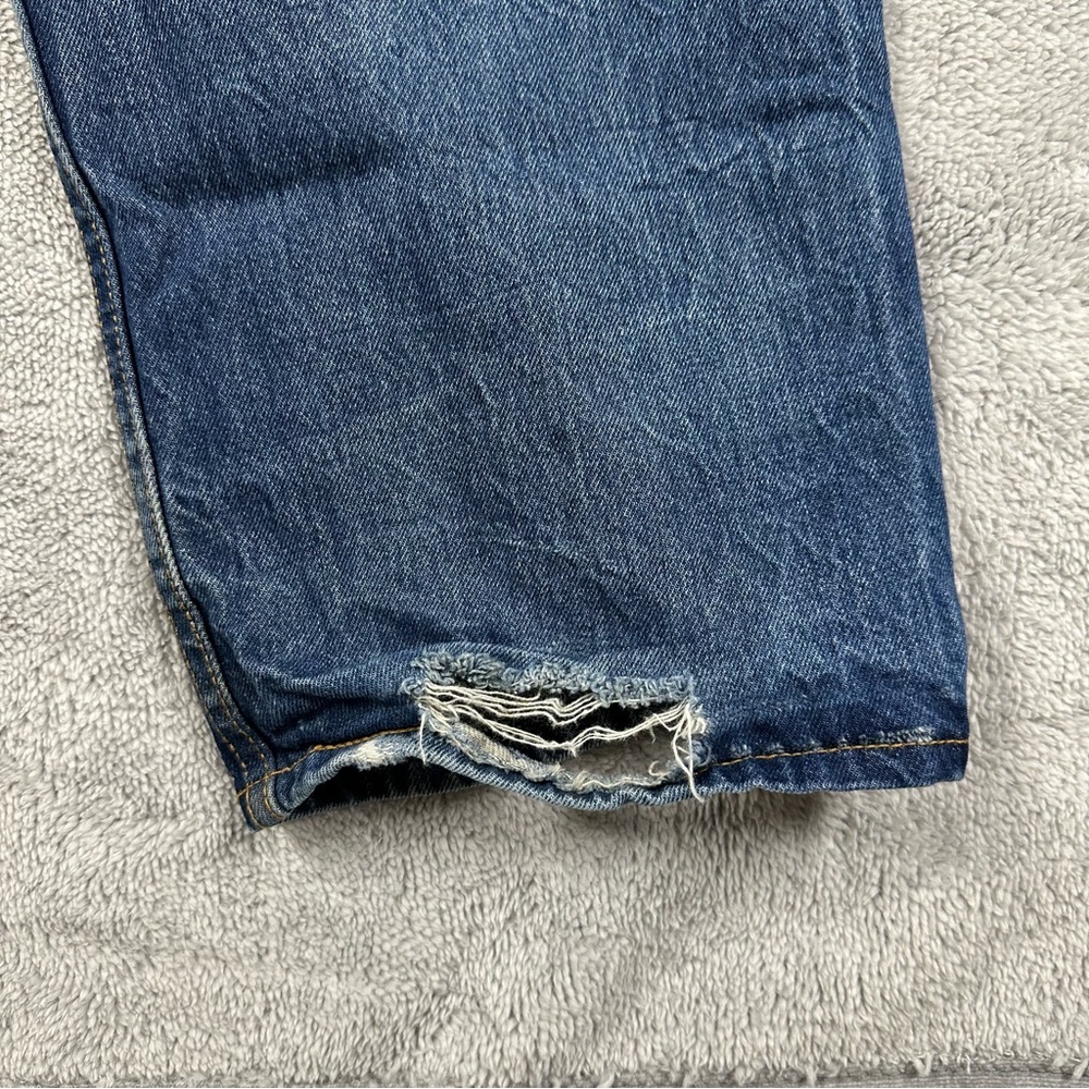 Levi’s 501 Button Fly Jeans Size 42x30 Distressed Read Description - Picture 5 of 14